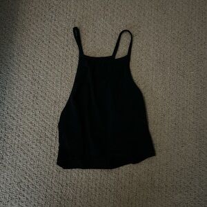 Divided Black Tank Top for Women